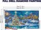 Christmas Night Diamond Painting , DIY 5D Diamond Painting Kits (28x16 inch)